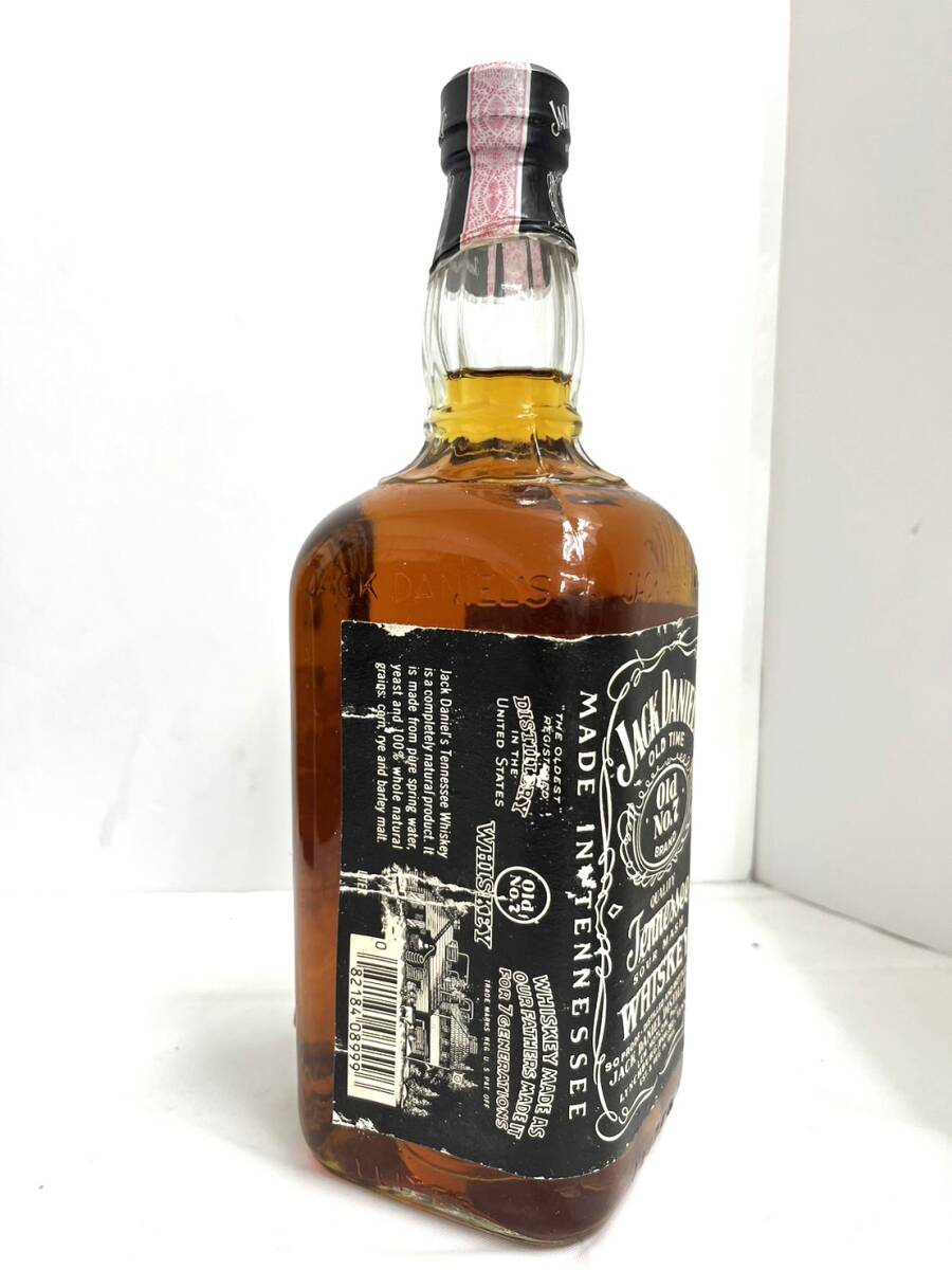 ♪JACK DANIEL'S Old NO.7 ジャック ダニエル ウイスキー バーボン ビックサイズ 旧ボトル 1000ml 40％ 古酒♪ の画像3