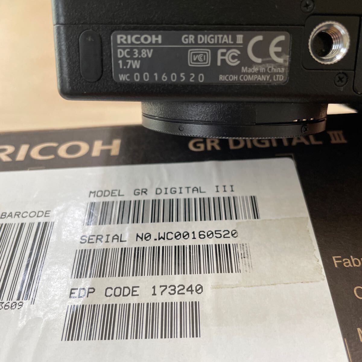 RICOH リコー GR DIGITAL III 3 デジタルカメラ 