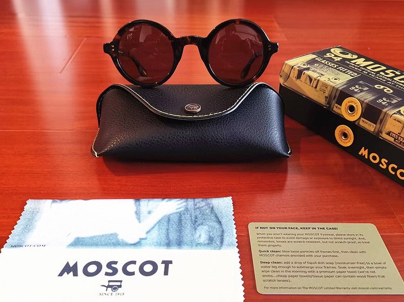 名作モデル☆新品☆ MOSCOT ZOLMAN ゾルマン 丸い眼鏡 *サングラス・ セレブ愛用モデル・鼈甲の画像1