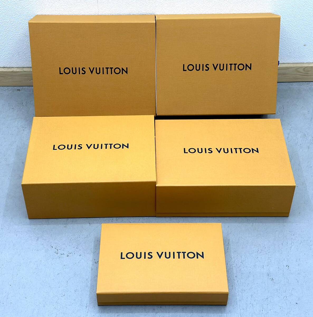 LOUIS VUITTON ルイヴィトン 9個 まとめ 空箱 保存箱 BOX ボックス オレンジ ブランド■兵庫県姫路市から 24-649の画像3