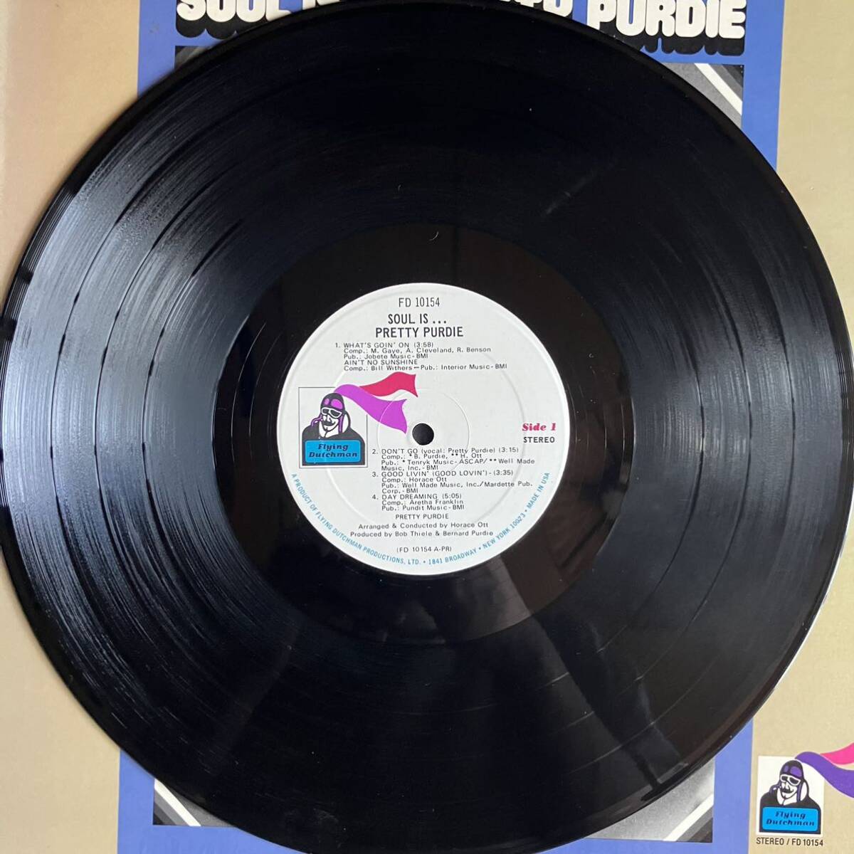 [US Original] Bernard Purdie (Pretty) - Soul Is... Pretty Purdie / Flying Dutchman FD-10154 / Soul Funk Jazz / LP запись 