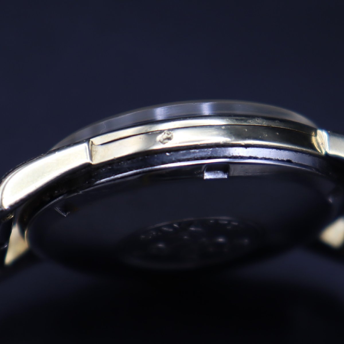 OMEGA Seamaster オメガ シーマスター Ref.166.009 Cal.562 自動巻き 下がりS 1960年代 デイト スイス製 アンティーク メンズ腕時計の画像10