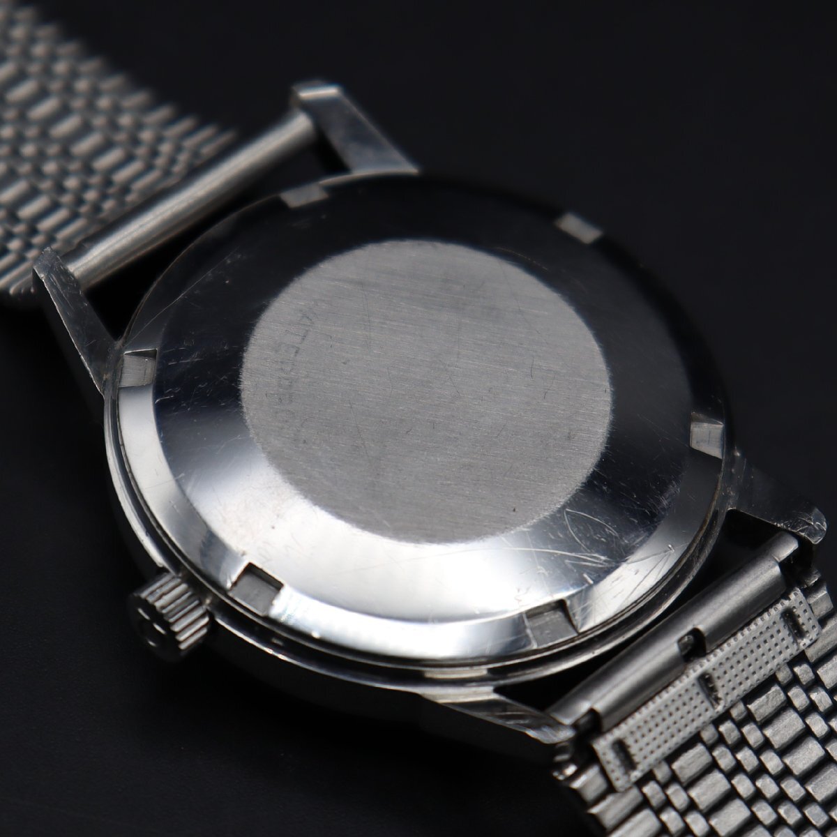 OMEGA GENEVE オメガ ジュネーブ Ref.166.037 Cal.565 自動巻き 1970年頃製造 デイト スイス製 アンティーク メンズ腕時計_画像7