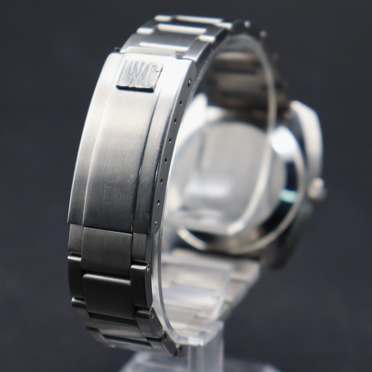 IWC SCHAFFHAUSEN インターナショナル シャフハウゼン 自動巻き 魚リューズ スイス製 1970年頃 アンティーク 純正ブレス メンズ腕時計
