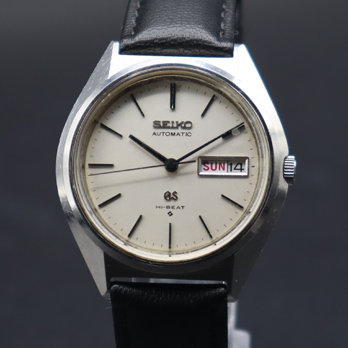 SEIKO 56GS HI-BEAT グランドセイコー ハイビート 5646-7010 自動巻き 1972年 諏訪工場 GSメダリオン デイデイト メンズ腕時計の画像3