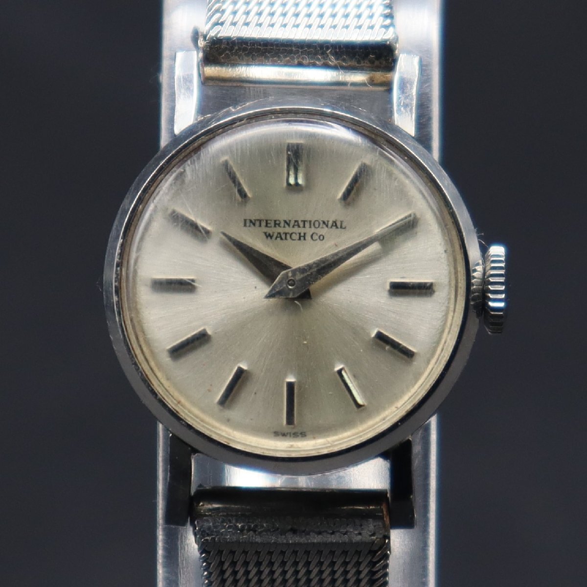 IWC International Watch Co インターナショナル ウォッチ・カンパニー 手巻き 2針 ラウンド スイス製 アンティーク レディース腕時計の画像3