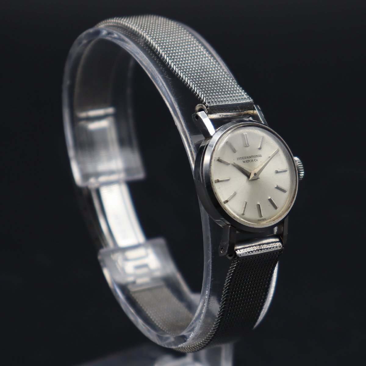 IWC International Watch Co インターナショナル ウォッチ・カンパニー 手巻き 2針 ラウンド スイス製 アンティーク レディース腕時計の画像4