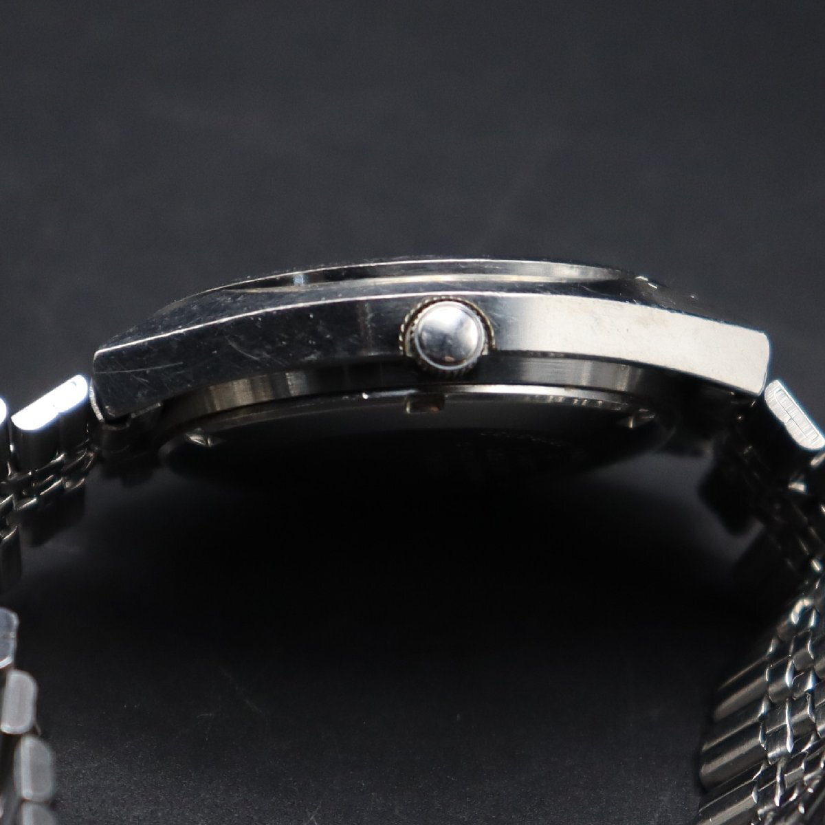 SEIKO LM セイコー ロードマチック 自動巻き 25石 5606-8030 1974年 ローマンインデックス 諏訪 日/英デイデイト 純正ブレス メンズ腕時計の画像6