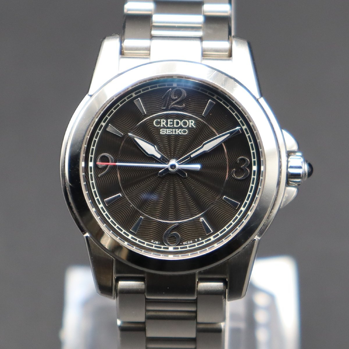 250本限定 熊川哲也モデル SEIKO CREDOR セイコー クレドール 4J81-0B30 GSAS981 純正ブレス 内外箱/保/取説/コマ レディース_画像3