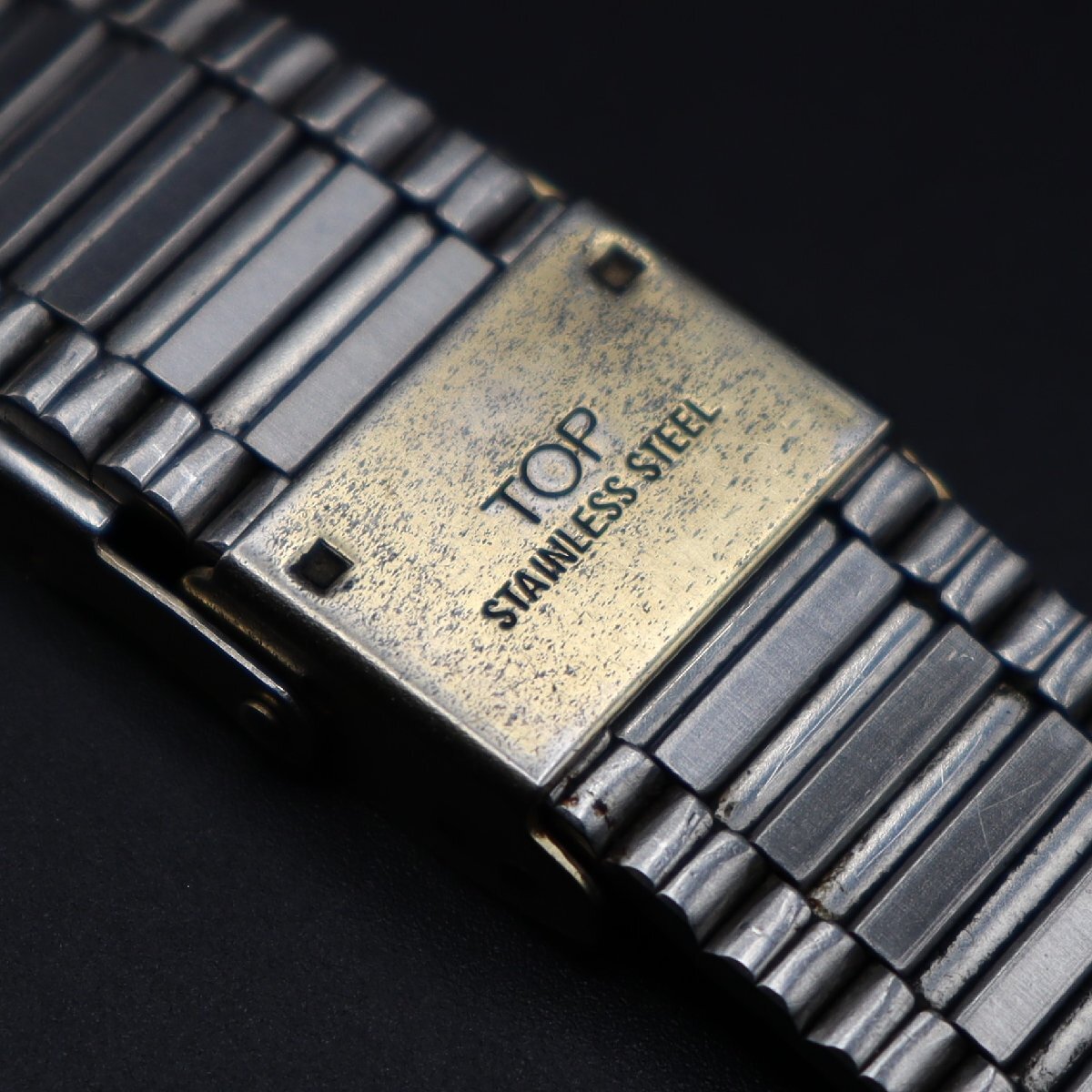 SEIKO SKYLINER セイコー スカイライナー 手巻き 21石 ゴールドカラー シルバー文字盤 1960年代製造 アンティーク メンズ腕時計の画像8