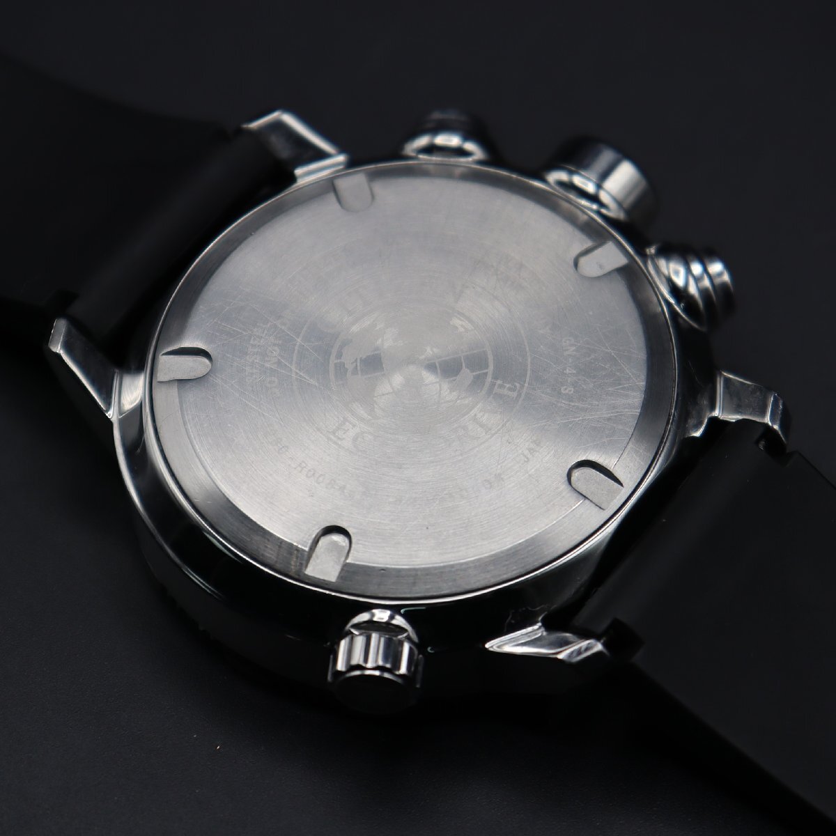 CITIZEN PROMASTER シチズン エコドライブ プロマスター アルティクロン J280-R008455 ソーラー 黒 デイト 純正ラバーベルト メンズ腕時計