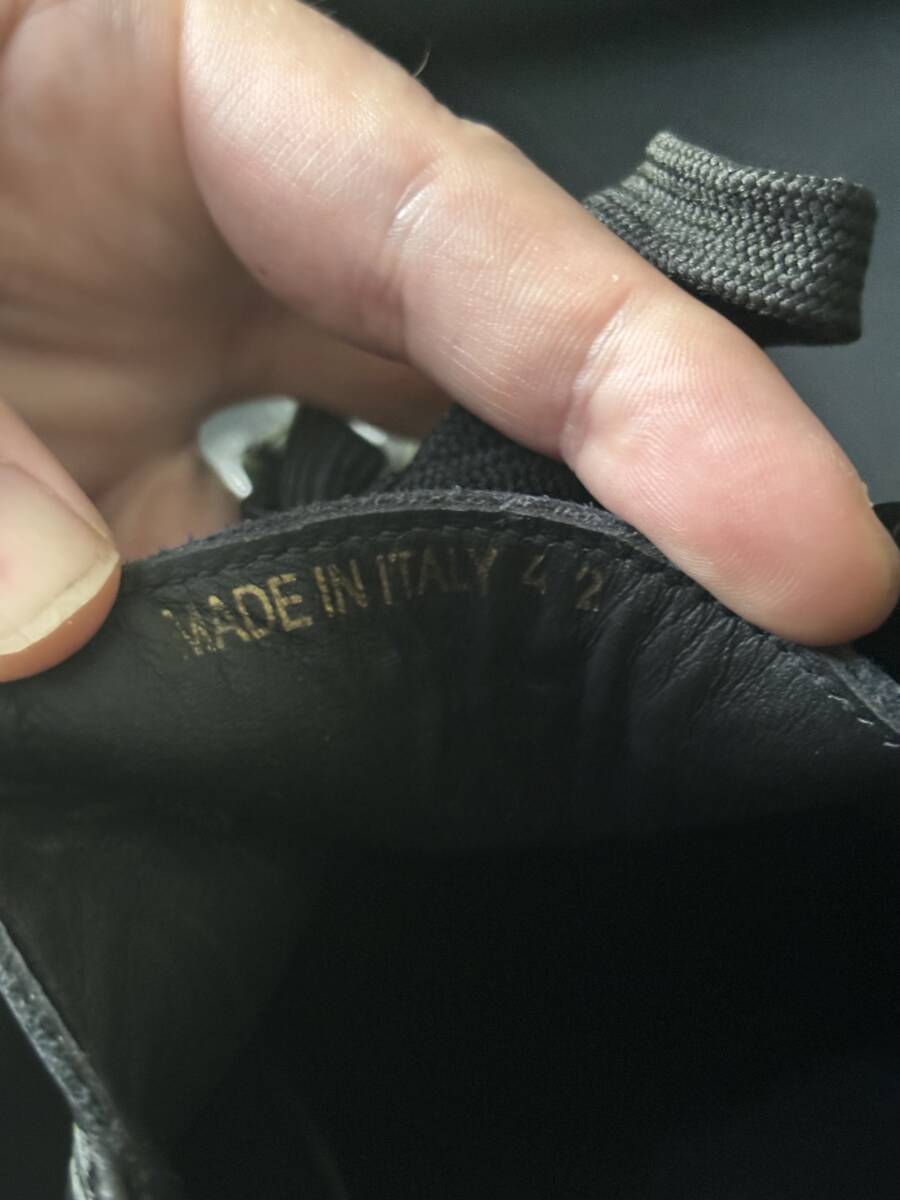SOLOVIERE Solo vi e-ru leather sneakers 42 size black 