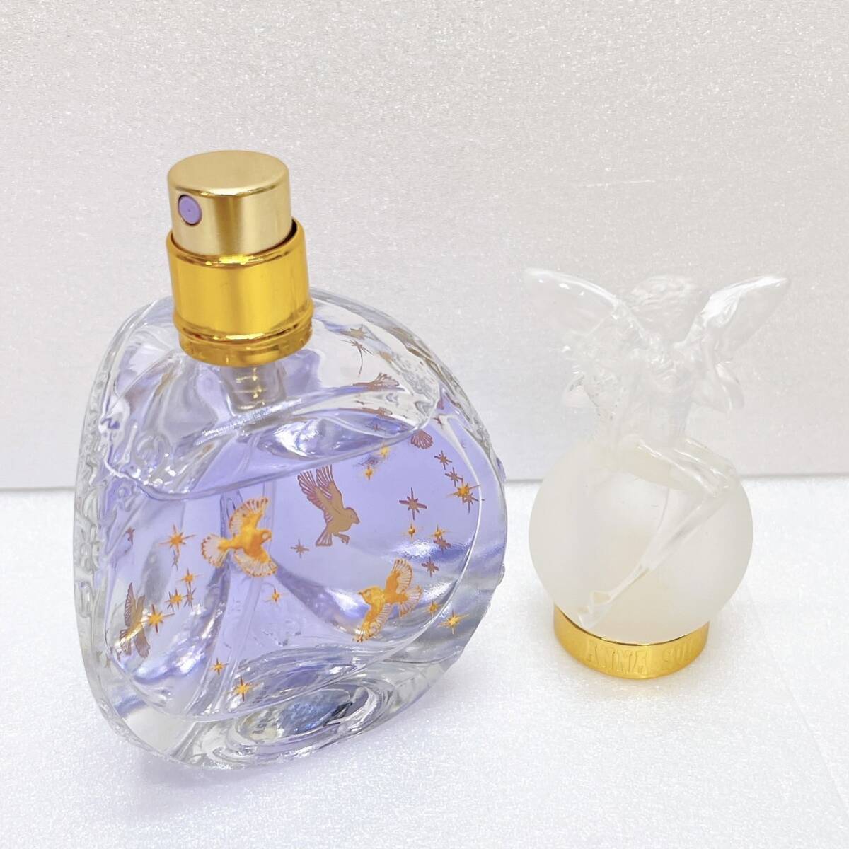 【DHS2881AT】 ANNASUI アナスイ 香水セット オードトワレ LA VIE DE BOHEME Lucky Wish 2個セット 箱付き 香水 ※残量約9割_画像3