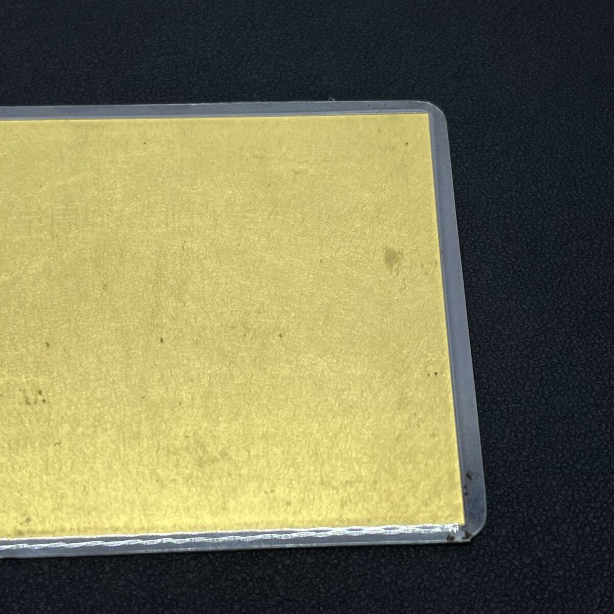 【DHS2871ST】 FINE GOLD 999.9 ゴールド フィルム カード 純金 貴金属 ラミネート 記念品 の画像6