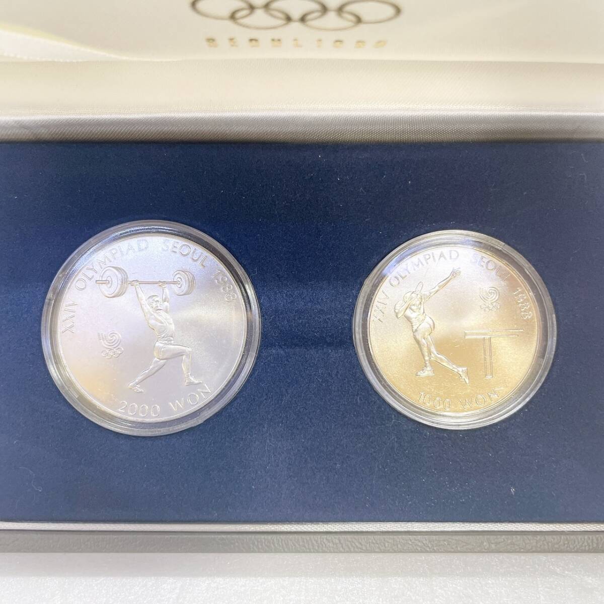 【DHS3101HM】SEOUL1988ソウルオリンピック メダル 記念硬貨 記念硬貨セット 韓国 硬貨 の画像3