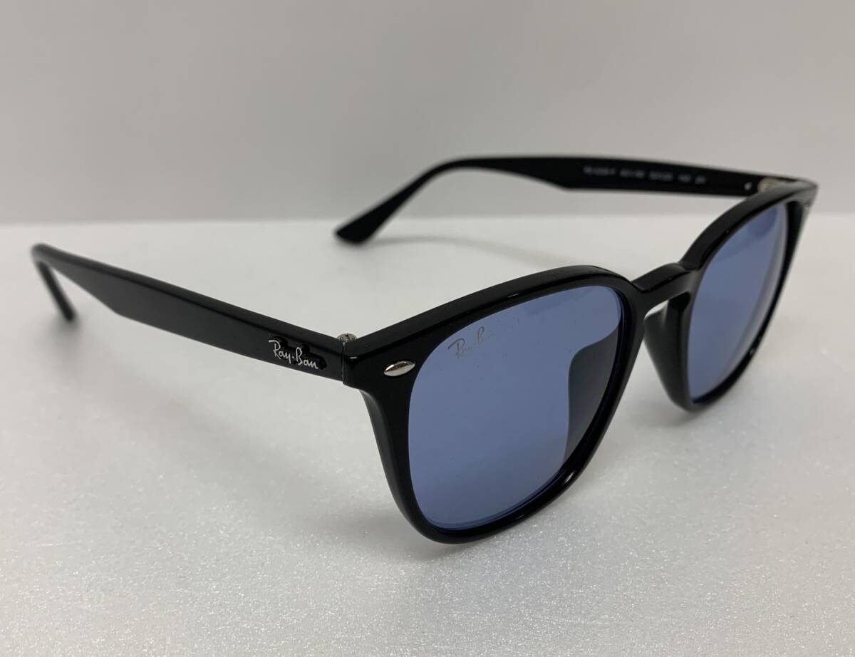 【ST17957MG】Ray-Ban レイバン RB 4258-F 601/80 52□20 150 2N サングラス ブルー系 黒縁 メガネ 眼鏡 ケース有 箱有 の画像4