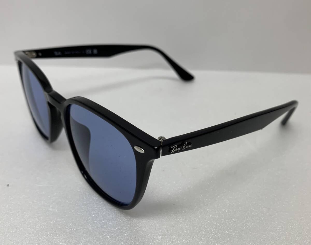 【ST17957MG】Ray-Ban レイバン RB 4258-F 601/80 52□20 150 2N サングラス ブルー系 黒縁 メガネ 眼鏡 ケース有 箱有 の画像3