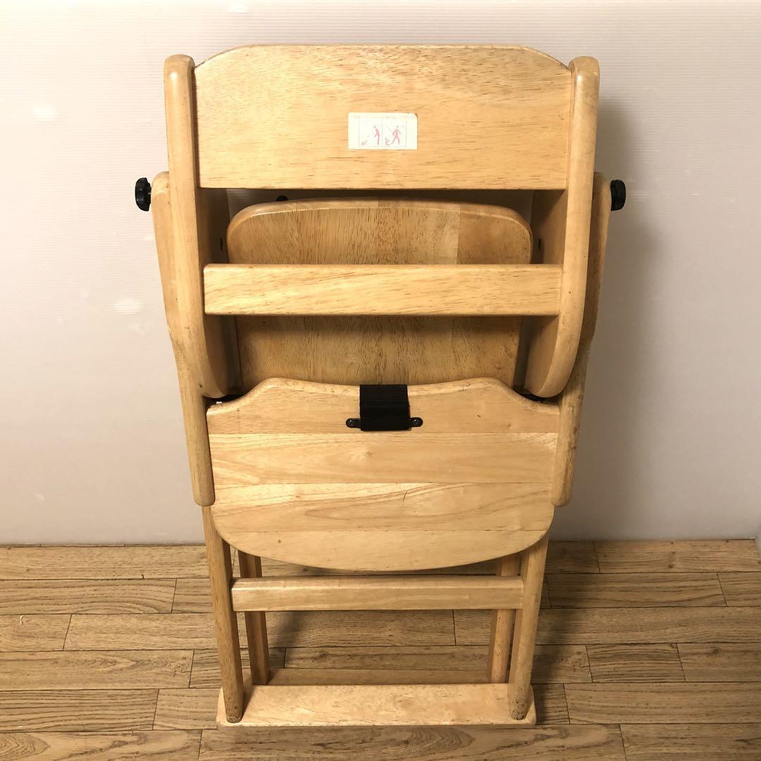  superior article Yamato shop / Yamato yaAman/a man wooden one touch high chair 