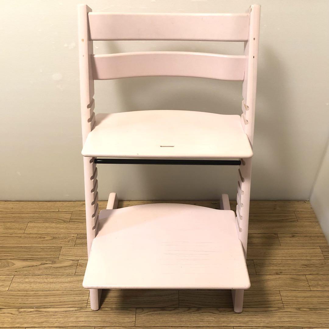 STOKKE トリップトラップ シリアル5 ピンク 良品 大人気色桃色ピンク STOKKE/ストッケ トリップトラップ