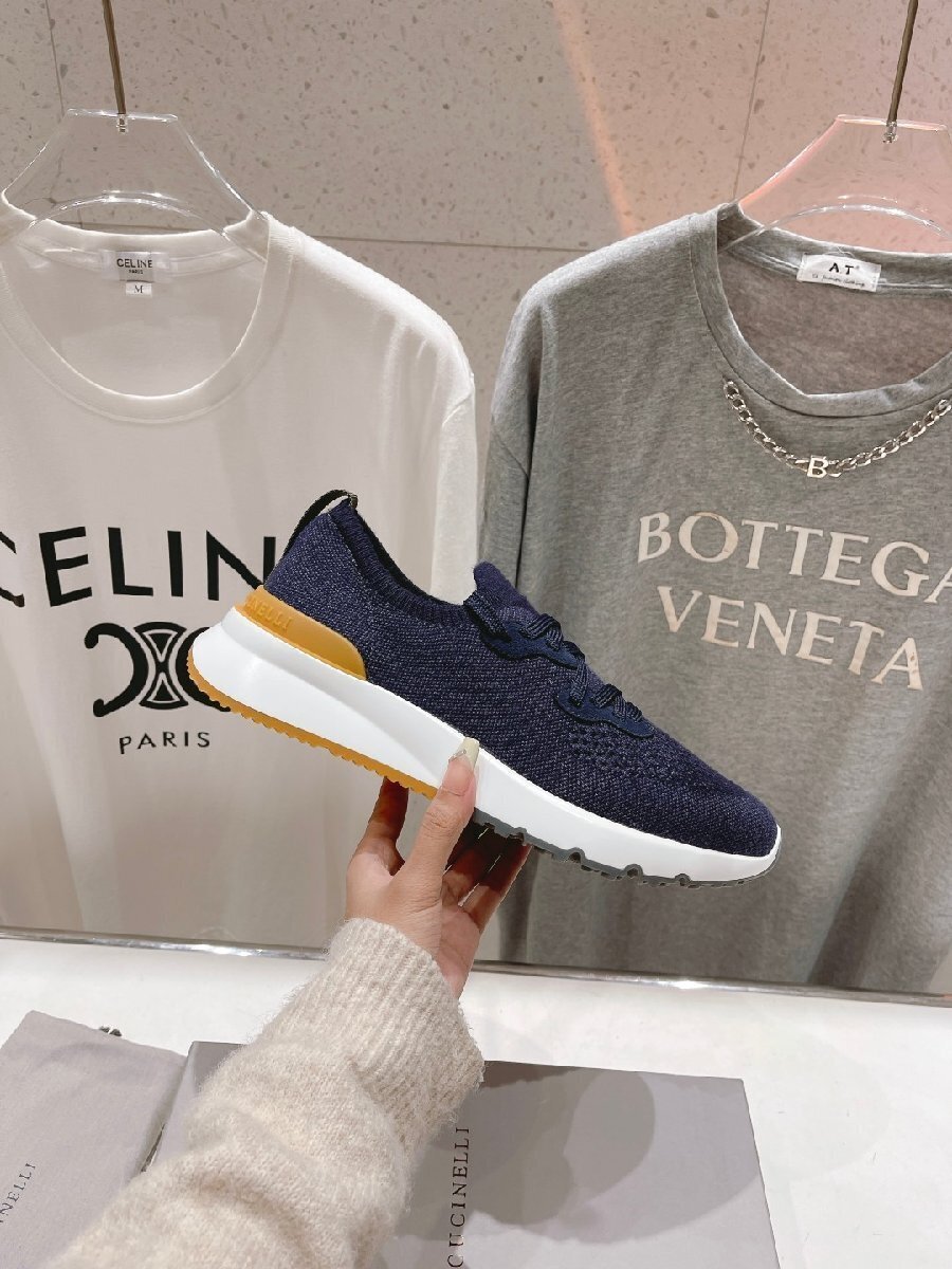 ブルネロクチネリ　BRUNELLO CUCINELLI メンズ　シューズ　スニーカー　靴　ニット　軽量　39-46　サイズ選択可能_画像5