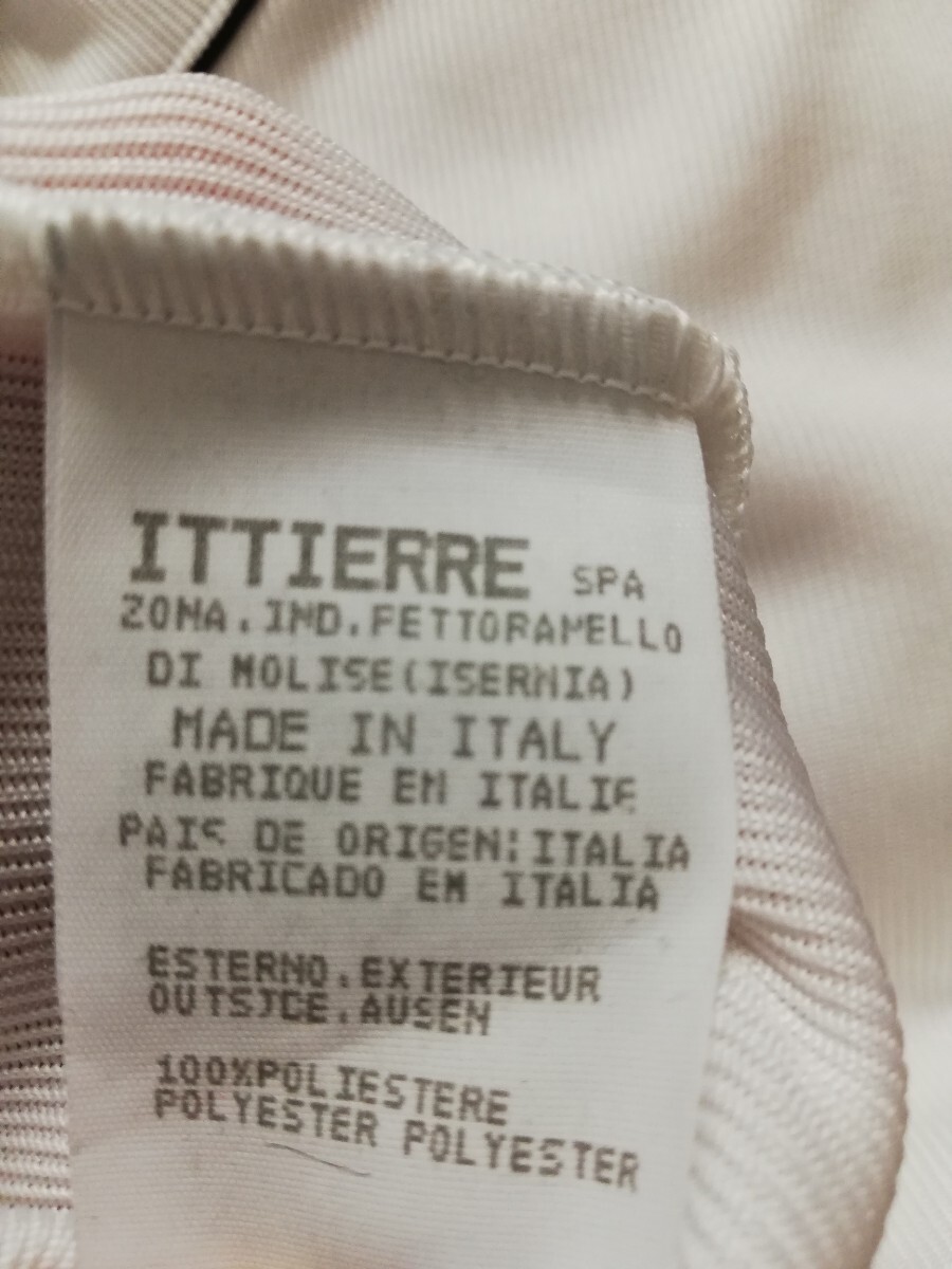  unused goods Italy made ~VERSACE Versace ~[ half ZIP design Short sleeve shirt ]*L size 