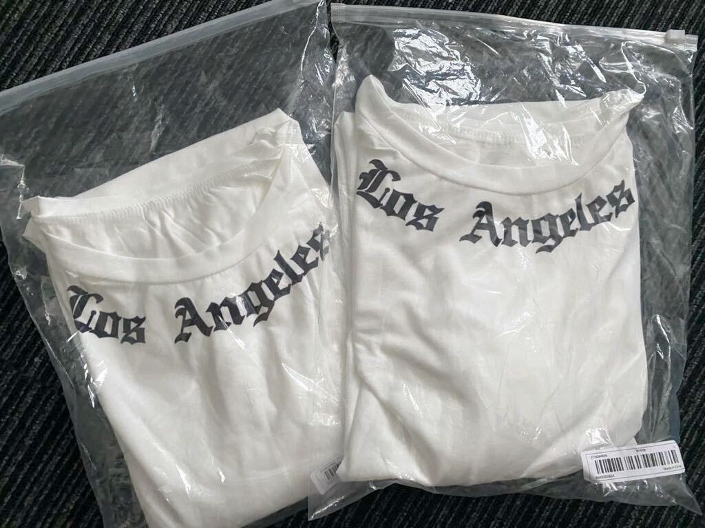 Los Angeles  белый 　 короткие рукава 　 футболка 　...