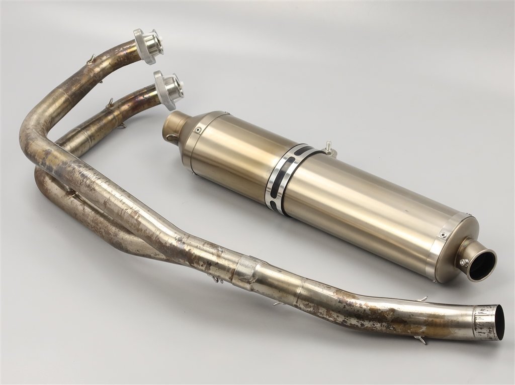 ♪TRX850/4NX アクラポビッチ レーシングライン フルエキゾーストマフラー (Y0410A14) 1998年式 検/AKRAPOVIC_画像7