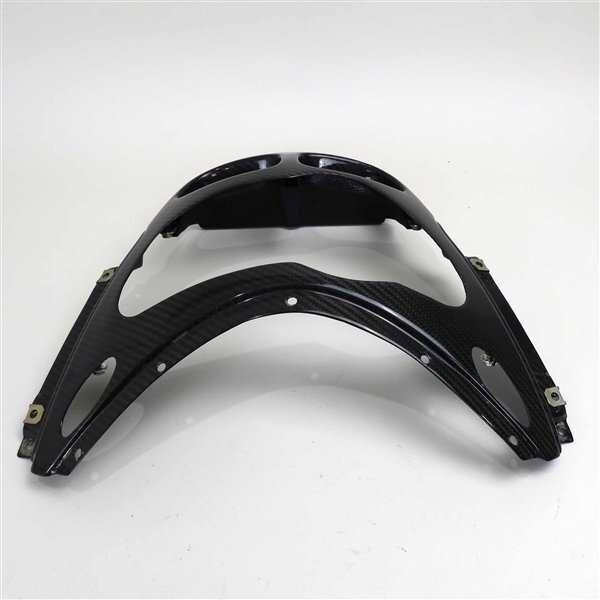 !BMW/R1100S after market twill . carbon head light cover / front upper cowl / fairing trim (B0411A08)