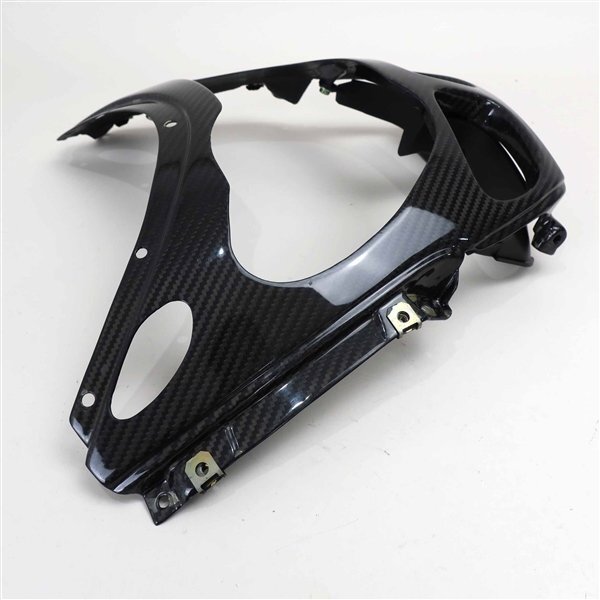 !BMW/R1100S after market twill . carbon head light cover / front upper cowl / fairing trim (B0411A08)