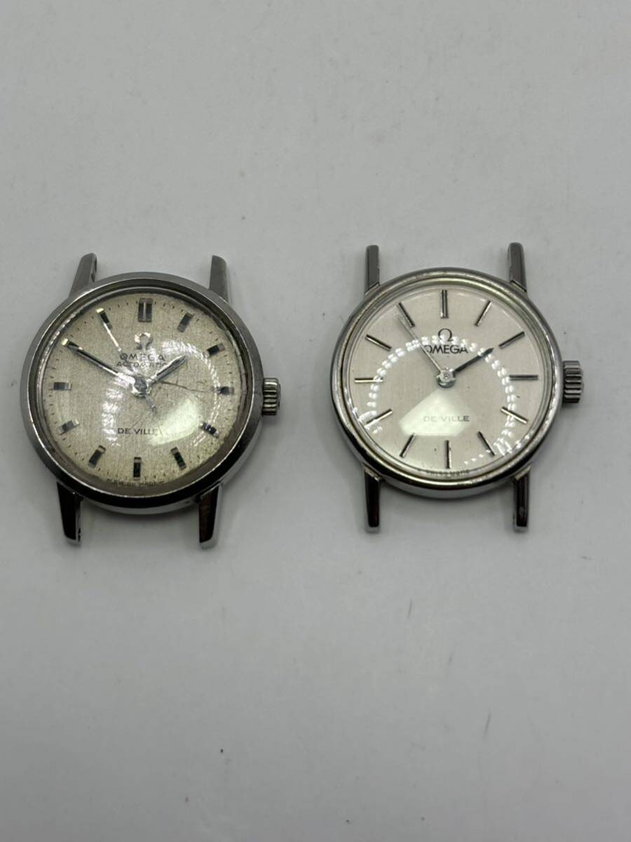 OMEGA オメガ デビル 自動巻き 手巻き レディース腕時計 ケース2個 [訳あり]の画像1