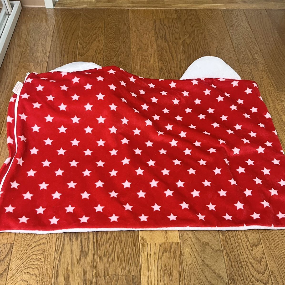 ハローキティ★枕カバー 2枚セット★60cm×40cm キティちゃん サンリオ キティー ピローケース 寝具 美品 赤 ピンク HELLO KITTY_画像3