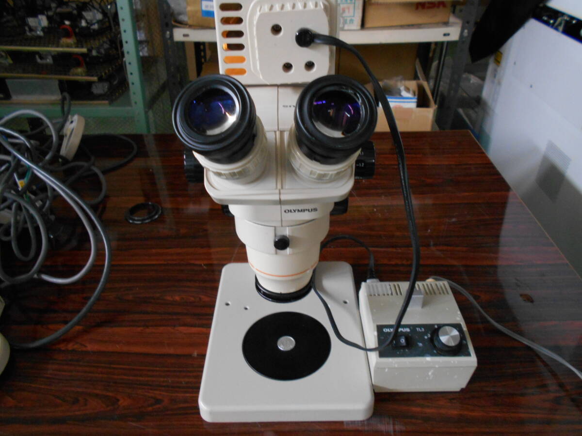  Olympus flat line .. lighting SZ6045CHI GSWH10×/22 real body microscope 