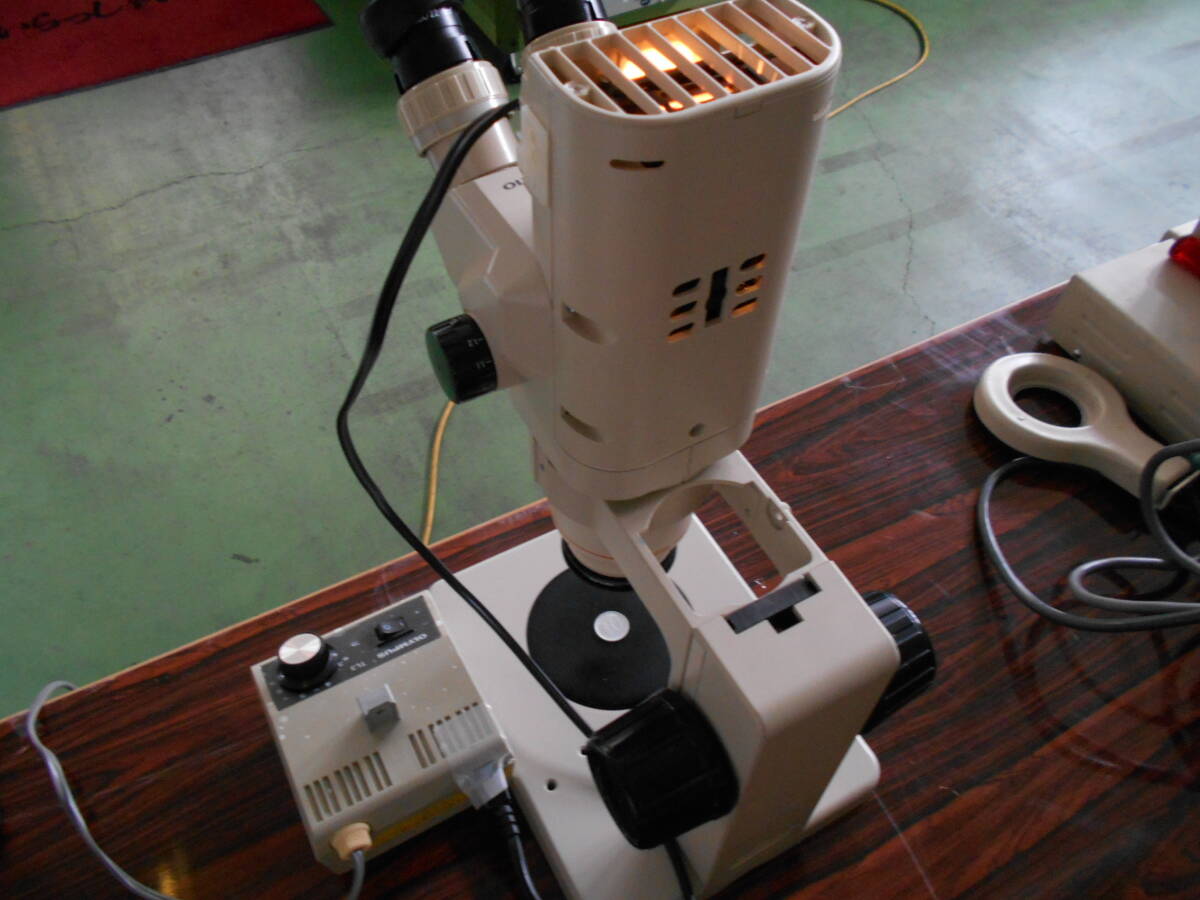  Olympus flat line .. lighting SZ6045CHI GSWH10×/22 real body microscope 