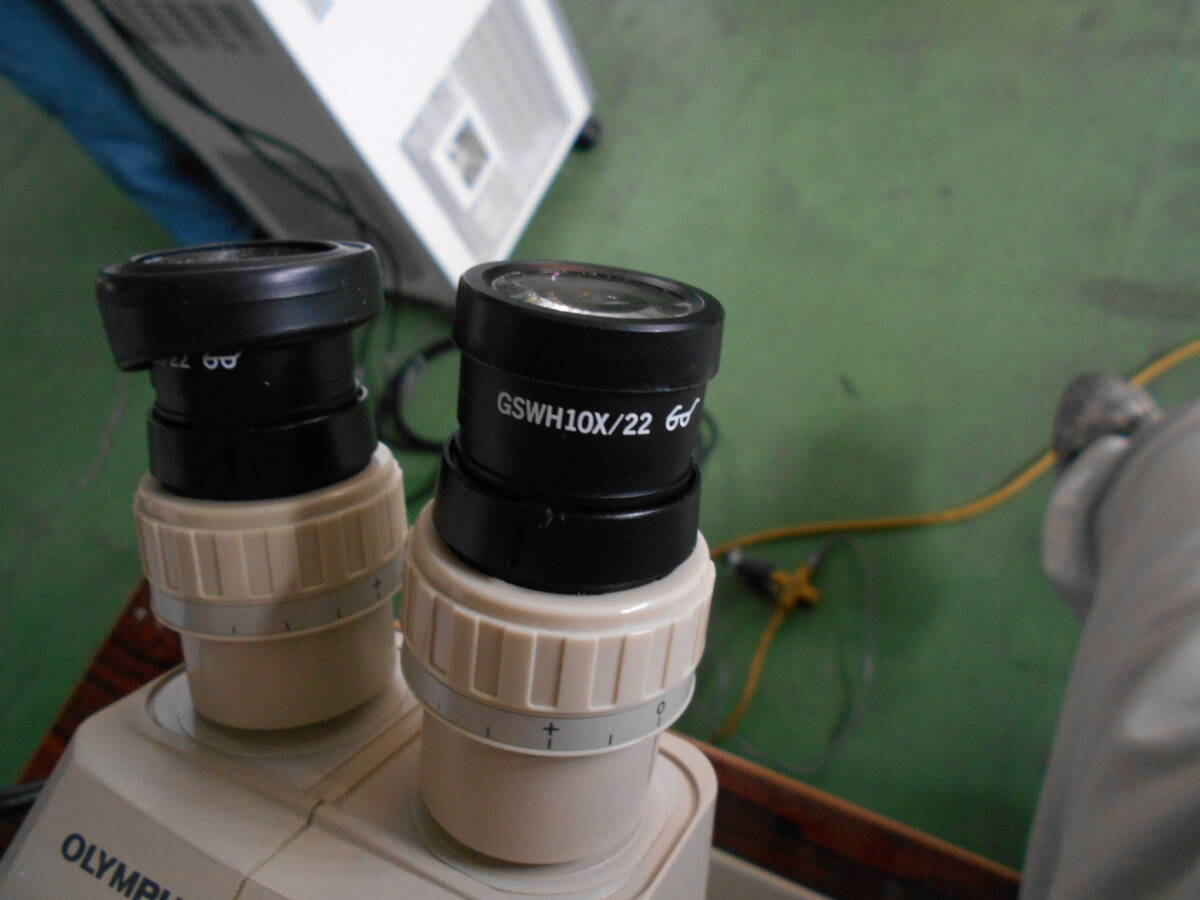  Olympus flat line .. lighting SZ6045CHI GSWH10×/22 real body microscope 