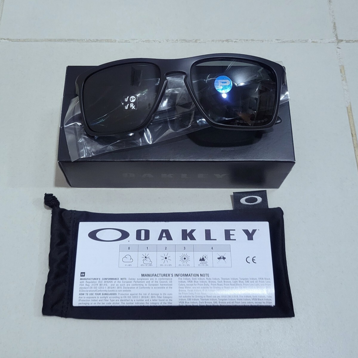 正規品 新品 偏光レンズ OAKLEY SLIVER XL オークリー スリバー GREY POLARIZED グレー ポラライズド MATTE BLACK サングラス OO9341-0157_画像4