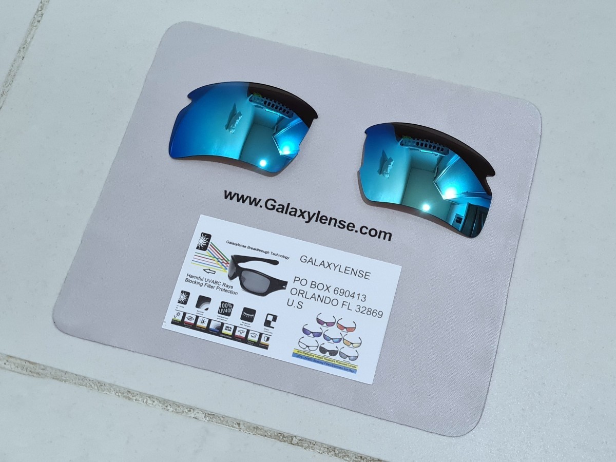 新品 偏光レンズ OAKLEY FLAK 2.0 XL オークリー フラック Ice Blue Polarized アイスブルー ポラライズド サングラス 交換用 OO9188-