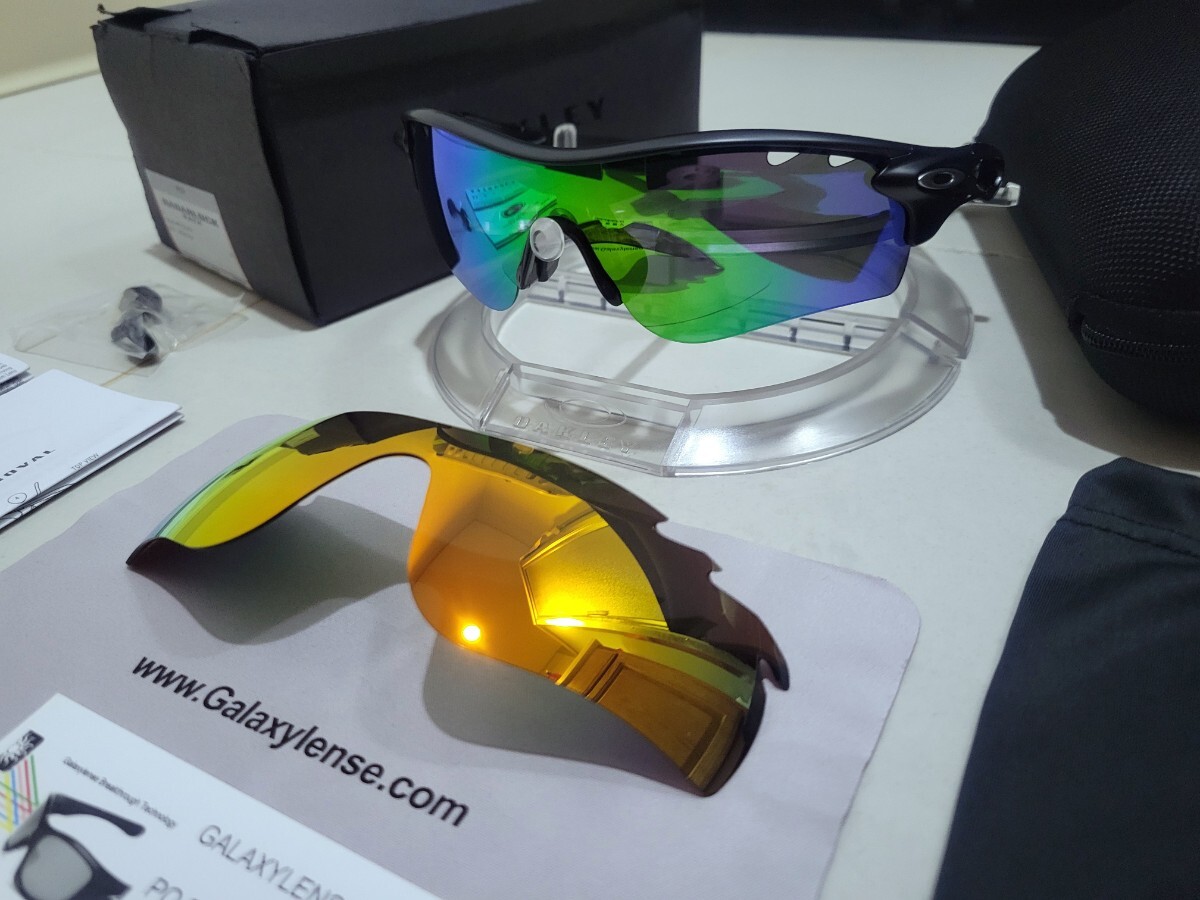 正規品 新品 偏光レンズ2枚付き OAKLEY RADARLOCK PATH オークリー レーダーロック パス Jade Ruby Polarized ポラライズド サングラス