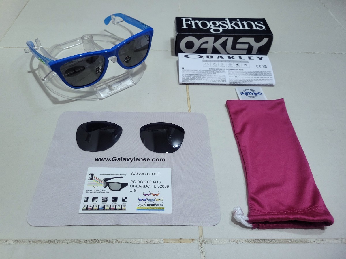 正規品 新品 偏光レンズ付き OAKLEY FROGSKINS オークリー フロッグスキン PRIZM Polarized プリズム ポラライズド サングラス OO9013-K355