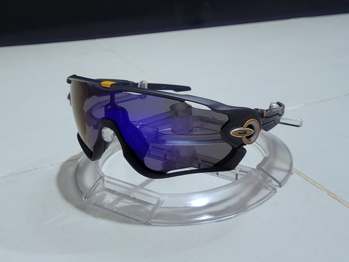 正規品 新品 偏光レンズ2枚付き OAKLEY JAWBREAKER オークリー ジョウブレイカー Blue Black Polarized ブルー ポラライズド サングラス