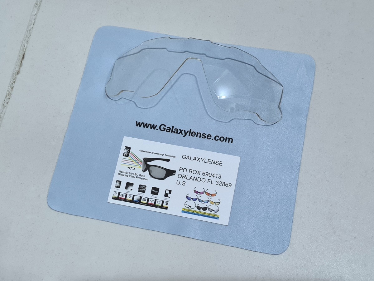  новый товар не использовался OAKLEY JAWBREAKER Oacley верхняя часть Ray машина Crystal Clear crystal прозрачный солнцезащитные очки для замены линзы OO9290- OO9270-