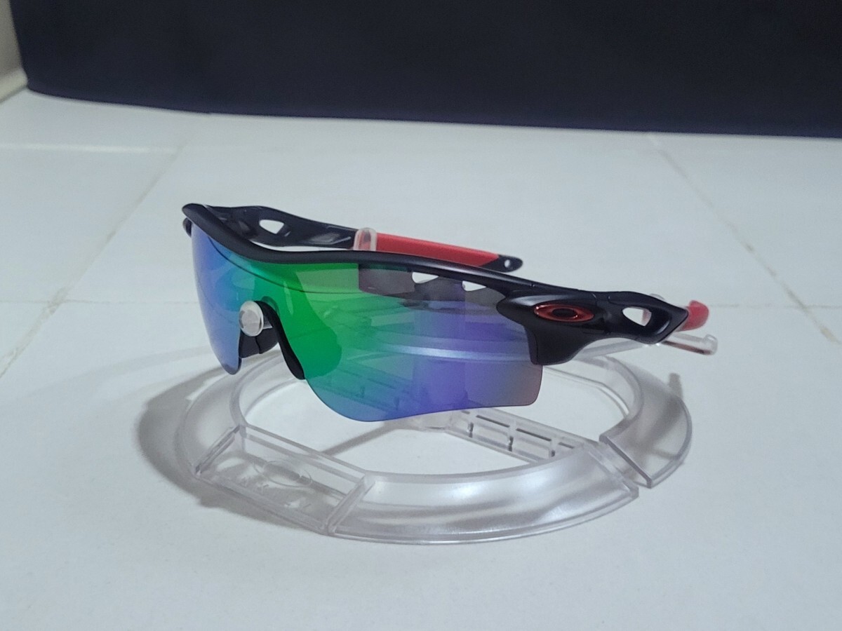 正規品 新品 偏光レンズ2枚付き OAKLEY RADARLOCK PATH オークリー レーダーロック パス Jade Polarized ルビー ポラライズド サングラス_画像6