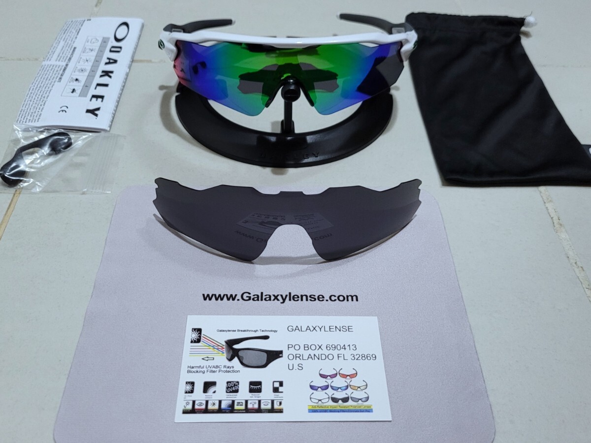  стандартный товар новый товар поляризирующая линза 2 листов имеется OAKLEY RADAR EV PATH Oacley радар i-bi Pas Jade Black Polarizedpolalaizdo солнцезащитные очки 