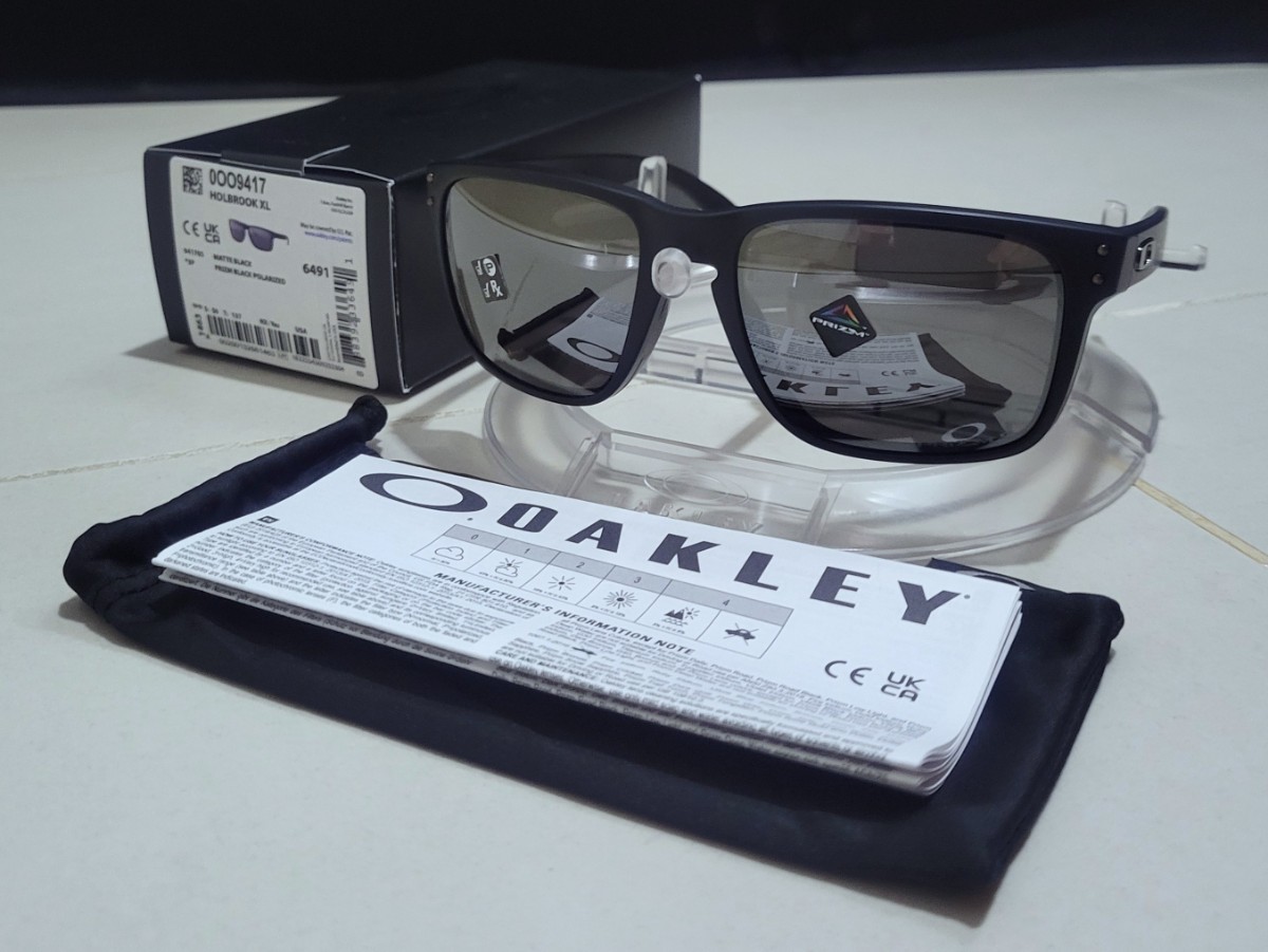 正規品 新品 偏光レンズ OAKLEY HOLBROOK XL オークリー ホルブルック PRIZM BLACK POLARIZED プリズム ブラック ポラライズド サングラスの画像1