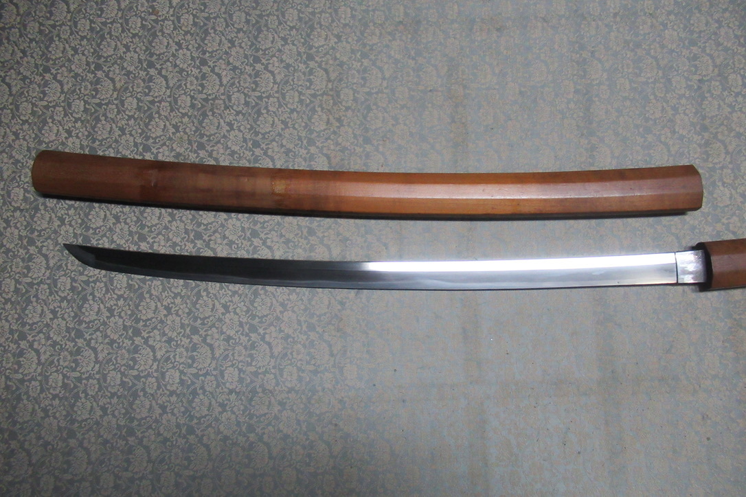 「  日本刀 刃渡り５５.８cm  」の画像2