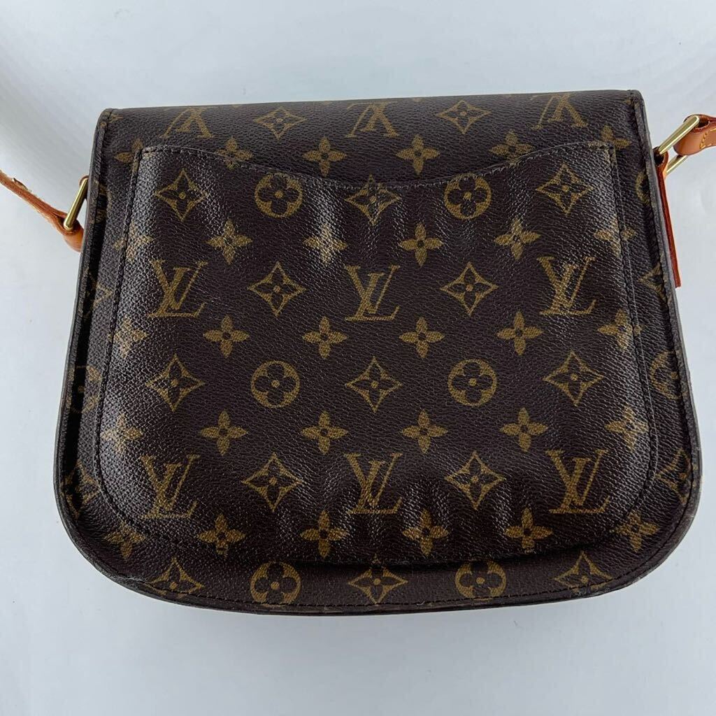 K4 ルイ・ヴィトン LOUIS VUITTON ショルダーバッグモノグラムサンクルー バッグ ブラウン レザー 斜め掛けバッグ ポシェット_画像8