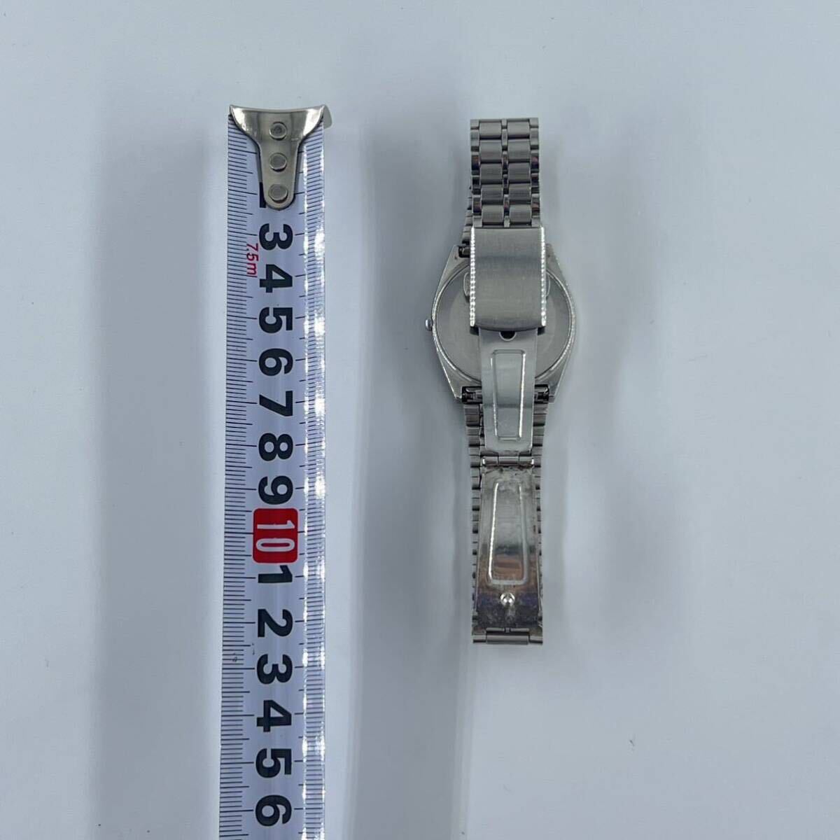 U4 SEIKO QUARTZ セイコー クォーツ 腕時計 ブルー 紺 7832-5010 BAMBI シルバー 3 針の画像6