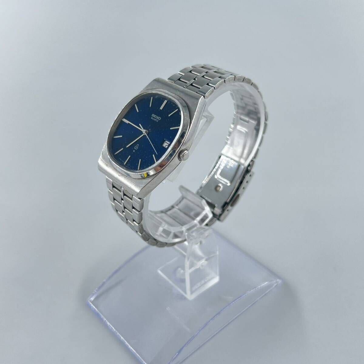 U4 SEIKO QUARTZ セイコー クォーツ 腕時計 ブルー 紺 7832-5010 BAMBI シルバー 3 針の画像1