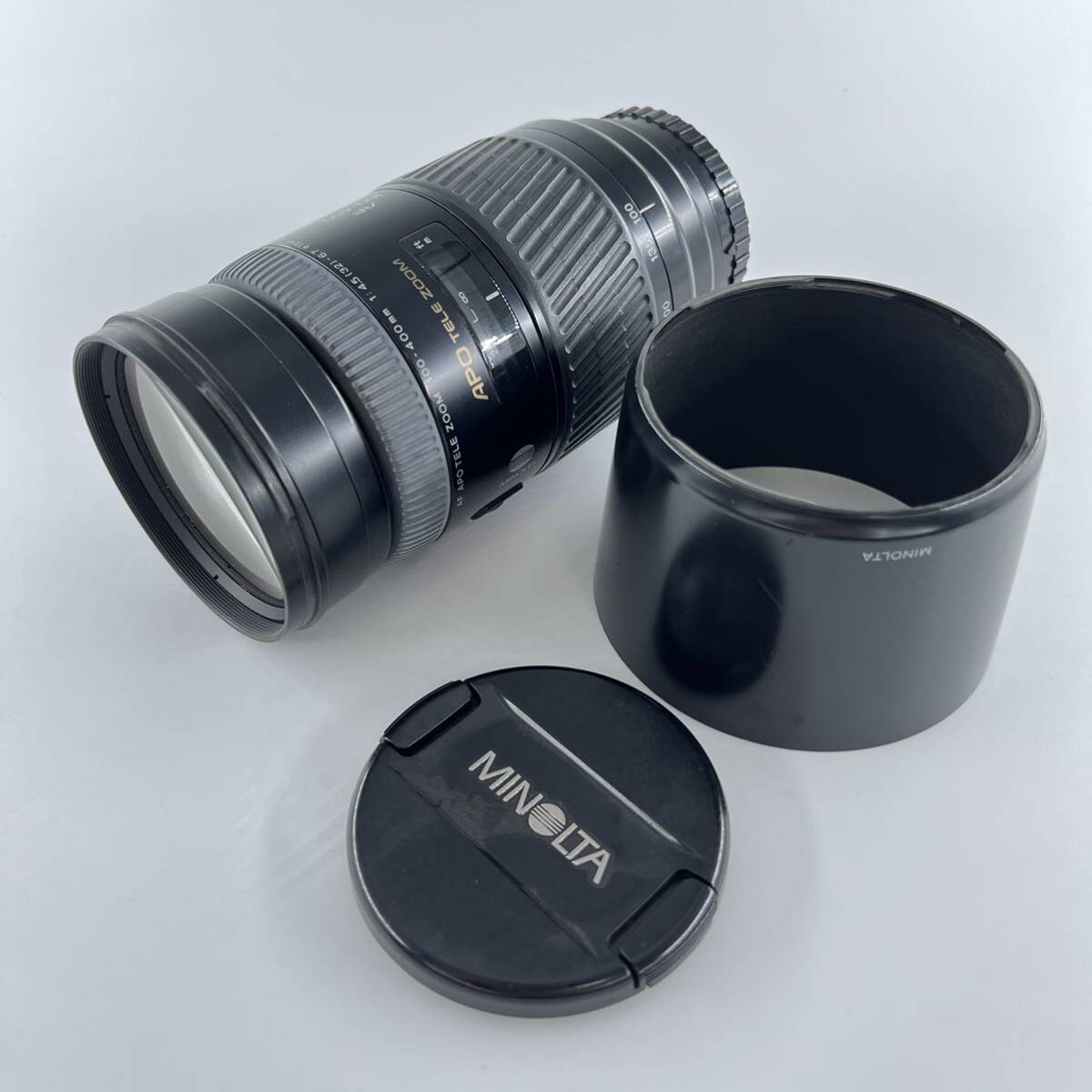 G4b MINOLTA AF APO TELE ZOOM 100-400mm 1:4.5-6.7 カメラレンズ の画像1
