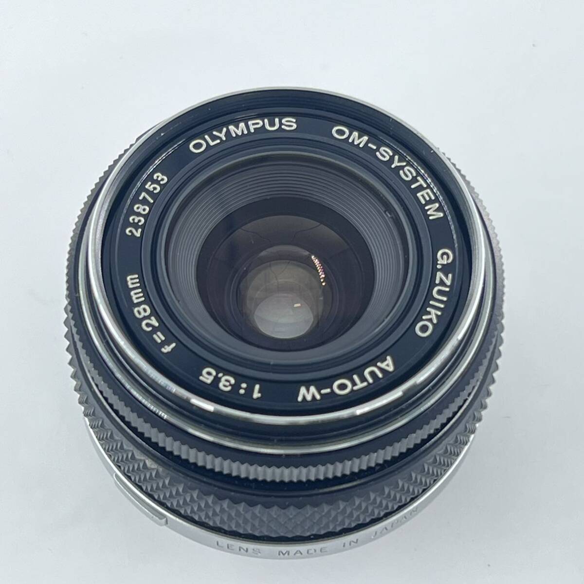 G4d オリンパス OLYMPUS OM-1 MD OM-SYSTEM G.ZUIKO AUTO-W 1:3.5 f=28mm 一眼レフ フィルムカメラ 単焦点レンズ シャッター音確認済みの画像4