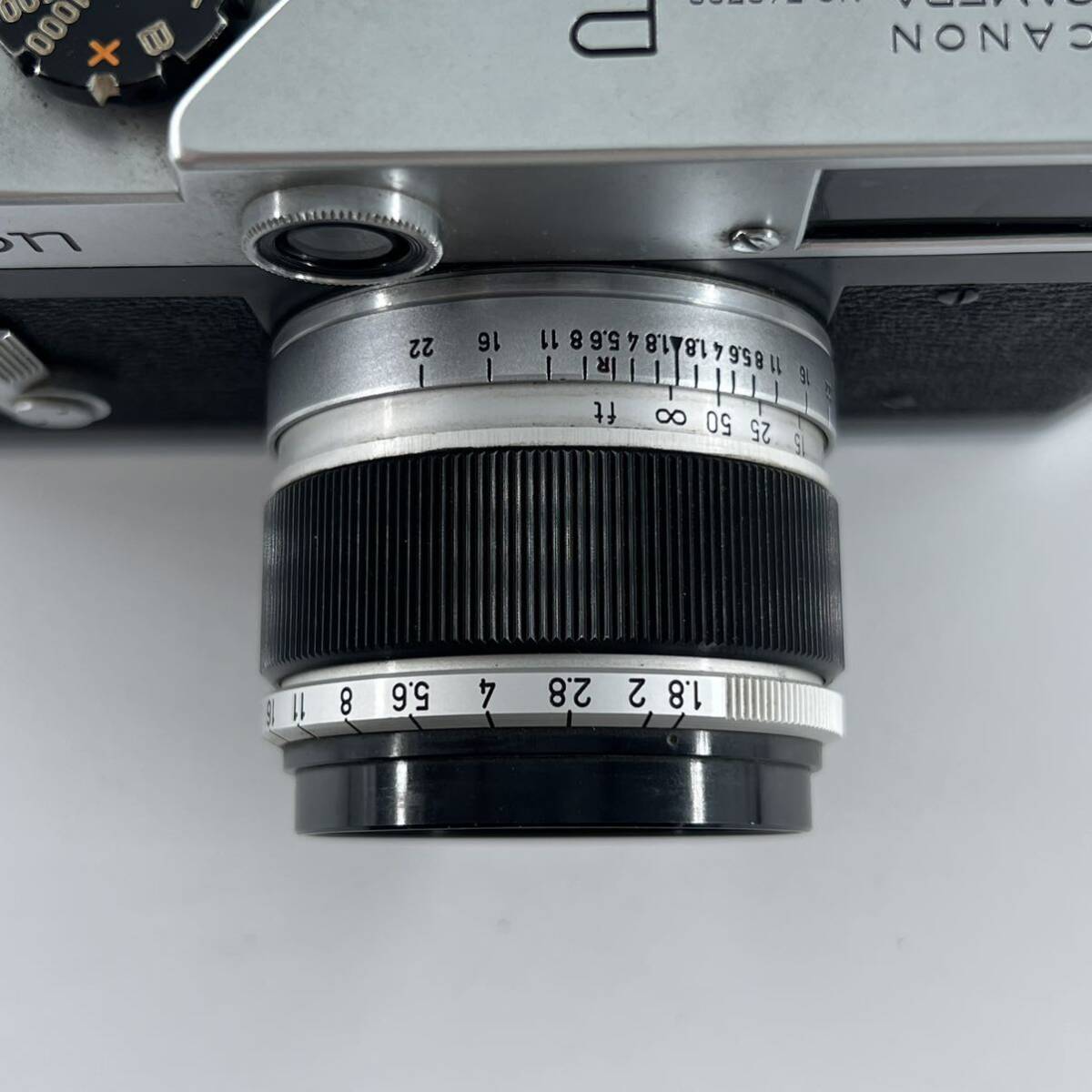 G4s Canon キャノン P 50mm f1.8 レンズセット カメラ フィルムカメラ シャッター音確認済みの画像7